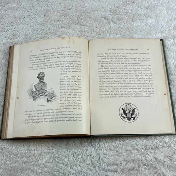 The True Story of Abraham Lincoln Elbridge S Brooks 1896 first edition antique - Picture 13 of 16